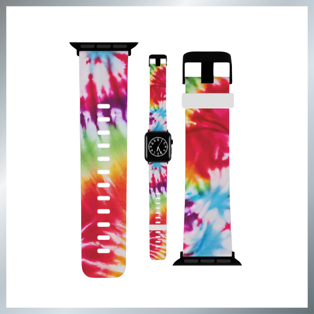 Colorful tie-die Watch Band for Apple Watch  Series 1-9, SE and Ultra, 38-40mm/ 42-44mm