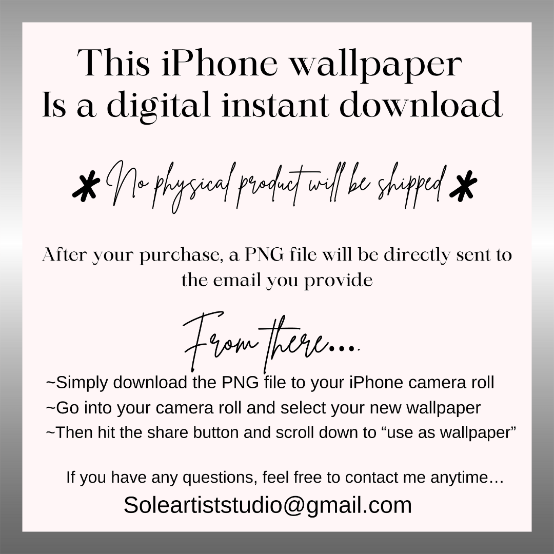 Christmas gift iPhone/iPad wallpaper iPhone lock screen art digital download