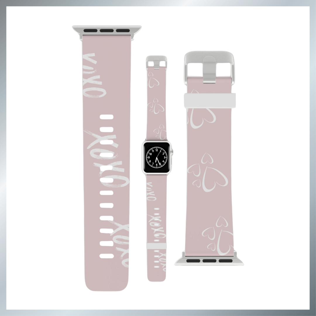 XOXO Watch Band for Apple Watch Series 1-9, SE and Ultra, 38-40mm/ 42-44mm