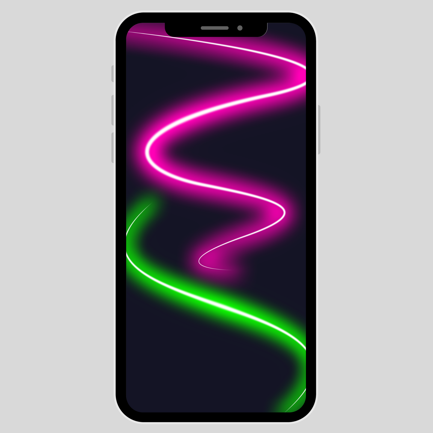 IPhone wallpaper/ Neon wolf/ instant download