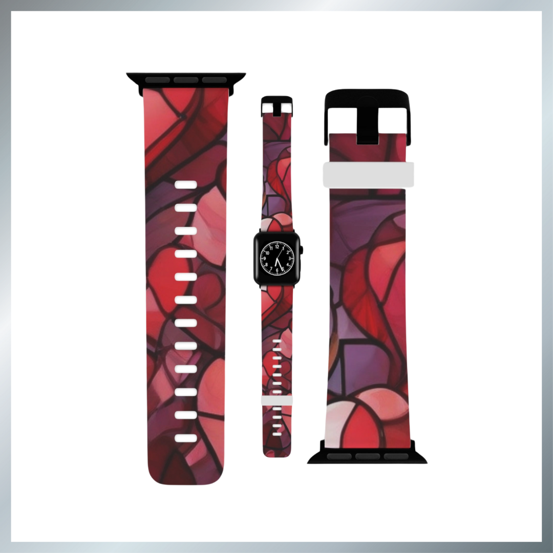 Stained glass Watch Band for Apple Watch Series 1-9, SE and Ultra, 38-40mm/ 42-44mm