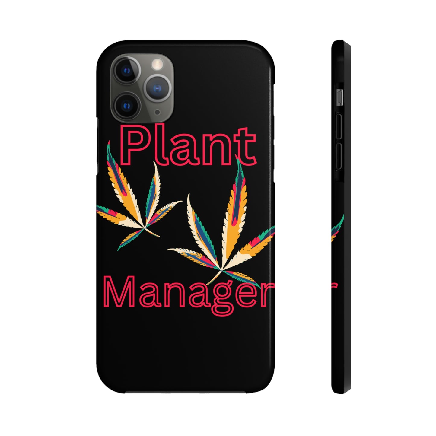 Plant manager/ black Tough IPhone Cases, Case-Mate