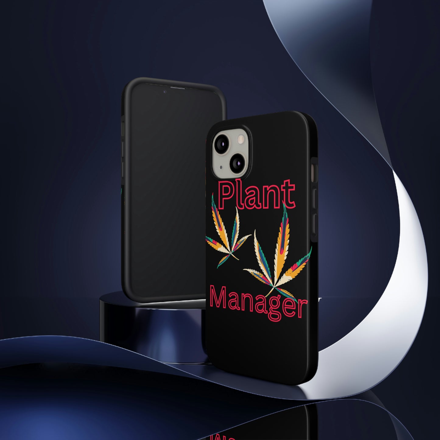 Plant manager/ black Tough IPhone Cases, Case-Mate